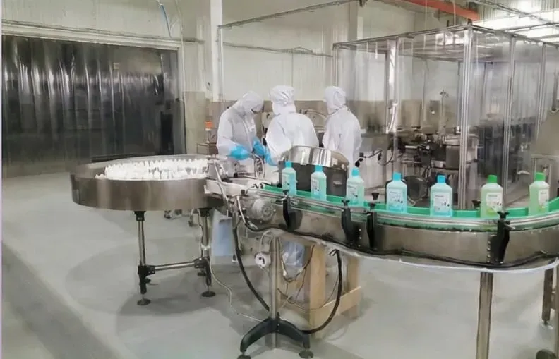 CleanSmart şişe dolum hattı